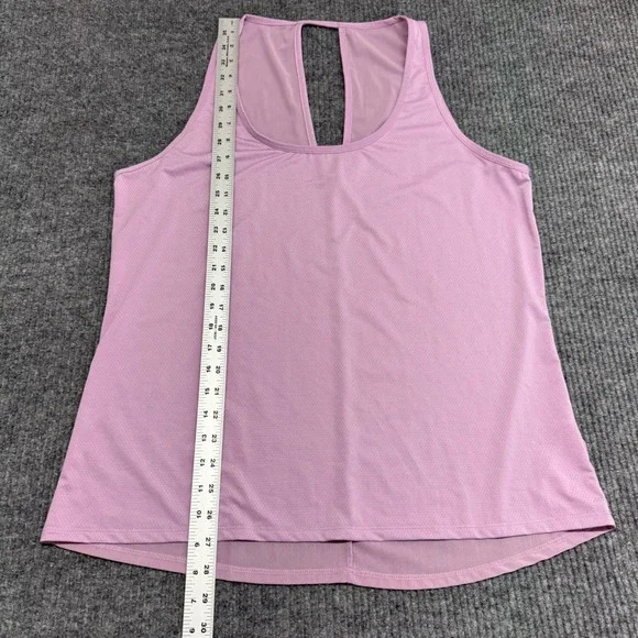 Fabletics Women's Pink Mesh Racerback Activewear Tank Top XXL Gym Yoga Athletic - Picture 2 of 8